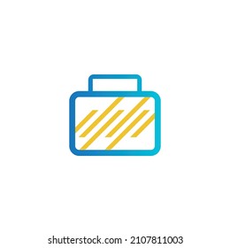 Briefcase Icon Symbol Logo Design Vector 