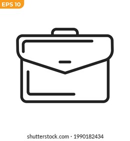 briefcase icon symbol template for graphic and web design collection logo vector illustration