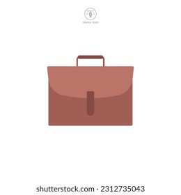 Plantilla de símbolo de icono de maletín para la colección de diseño gráfico y web ilustración vectorial