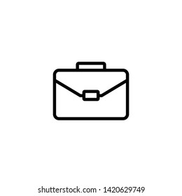 Briefcase icon, Briefcase symbol vector