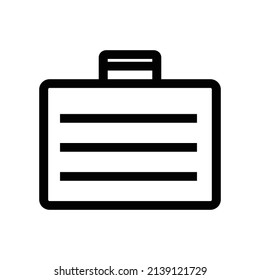 briefcase icon, technology icon vector illustration.