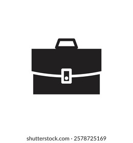 Briefcase icon Thin line art collection