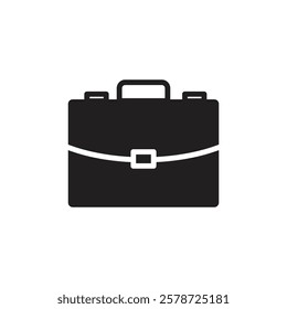 Briefcase icon Thin line art collection