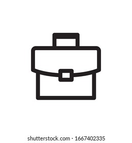 Icono De Maletín En El Vector De Diseño A La Vez Eps 10