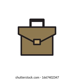 Briefcase Icon In Trendy  Design Vector Eps 10