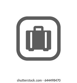 Briefcase Icon in trendy flat style isolated on white background. Award symbol for your web site design, logo, app, UI. Vector illustration, EPS10.