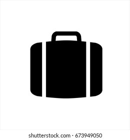 Briefcase icon in trendy flat style isolated on background. Briefcase icon page symbol for your web site design Briefcase icon logo, app, UI. Briefcase icon Vector illustration, EPS10.