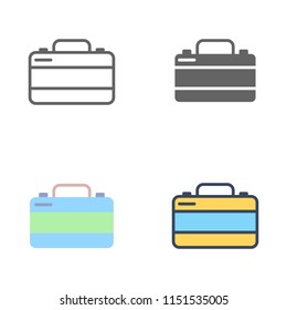 Briefcase Icon Variation Style