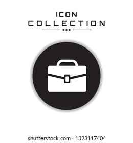 Briefcase icon vector.