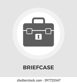 Briefcase icon vector. 