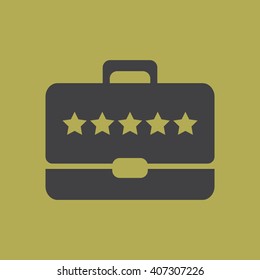 Briefcase Icon Vector.