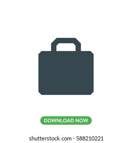 Briefcase icon vector