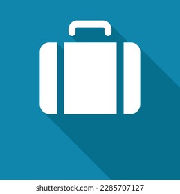 briefcase icon vector in 3d looking, business bag icon, portfolio symbol, luggage vector, baggage symbol icon