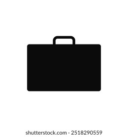 Briefcase icon vector Accountant Office bag icon. Isolated suitcase icon vector. business bag icon.