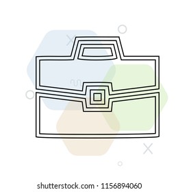 Briefcase icon vector can be used as png, Briefcase