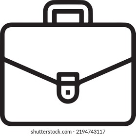 Briefcase icon vector for computer, web and mobile app
