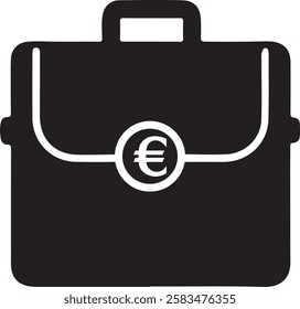 Briefcase Icon vector design. Easily editable. portfolio symbol. Business briefcase icon design.