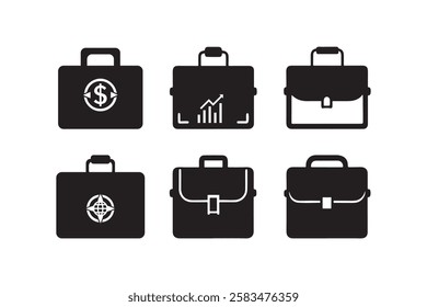 Briefcase Icon vector design. Easily editable. portfolio symbol. Business briefcase icon design.