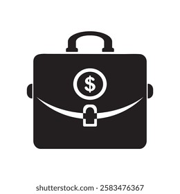 Briefcase Icon vector design. Easily editable. portfolio symbol. Business briefcase icon design.