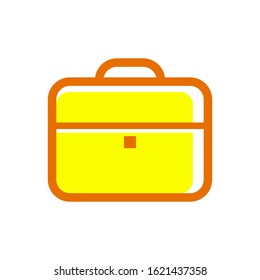 Briefcase icon vector design on white background