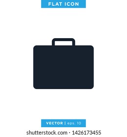 Briefcase Icon Vector Design Template