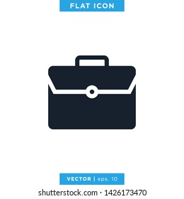 Briefcase Icon Vector Design Template