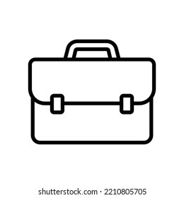 briefcase icon vector design template in white background