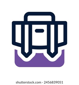 briefcase icon. vector dual tone icon for your website, mobile, presentation, and logo design.