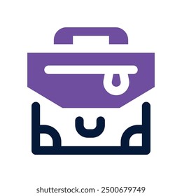 briefcase icon. vector dual tone icon for your website, mobile, presentation, and logo design.