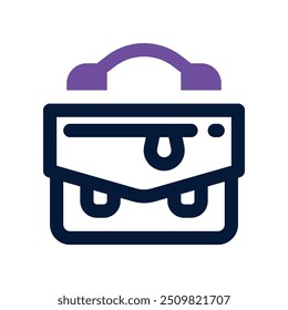 briefcase icon. vector dual tone icon for your website, mobile, presentation, and logo design.