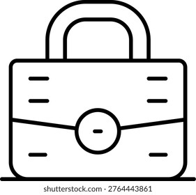 Briefcase Icon Vector Element line icon design vector icons