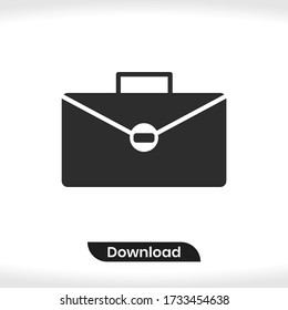 briefcase icon vector eps 10