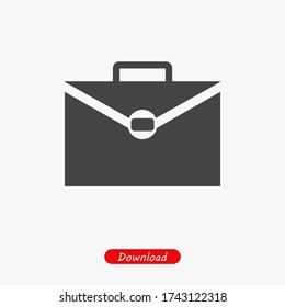 Briefcase icon vector eps 10