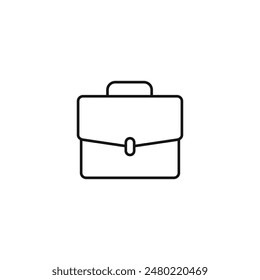 Briefcase icon vector. EPS 10 editable vector