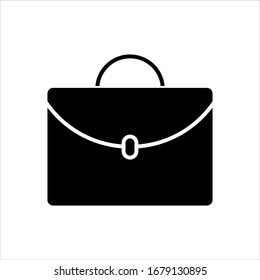 briefcase icon vector glyph style 