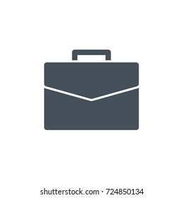 briefcase icon vector. briefcase glyph style design