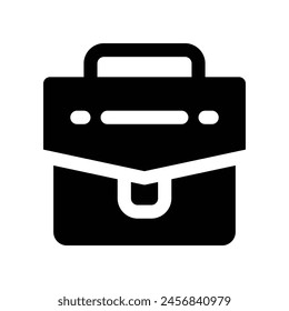 briefcase icon. vector glyph icon for your website, mobile, presentation, and logo design.