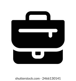 briefcase icon. vector glyph icon for your website, mobile, presentation, and logo design.
