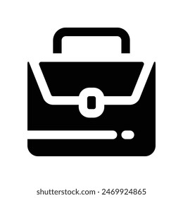 briefcase icon. vector glyph icon for your website, mobile, presentation, and logo design.