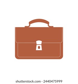 Briefcase icon. Briefcase vector icons on white background. Flat icon