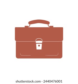 Briefcase icon. Briefcase vector icons on white background. Flat icon