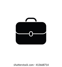 Briefcase icon . Vector illustration