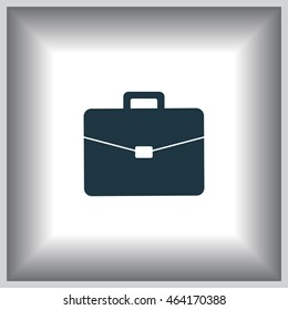 Briefcase icon, vector illustration. 