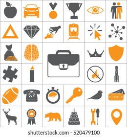 Briefcase icon, vector illustration. 