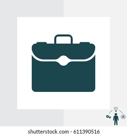 briefcase icon. vector illustration