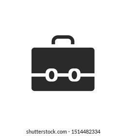 Briefcase Icon Vector Illustration. Bag, Portfolio symbol.