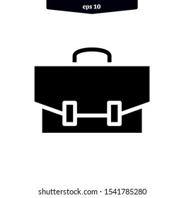 Briefcase icon vector illustration. Bag icon. eps10