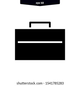Briefcase icon vector illustration. Bag icon. eps10
