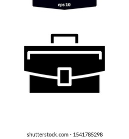 Briefcase icon vector illustration. Bag icon. eps10