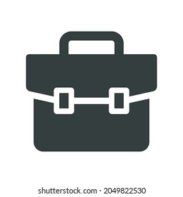 Briefcase Icon Vector Illustration. Bag, Portfolio symbol.